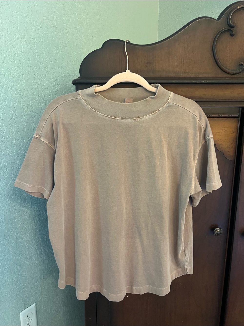 Women’s Washed Short-Sleeve Tee - Taupe